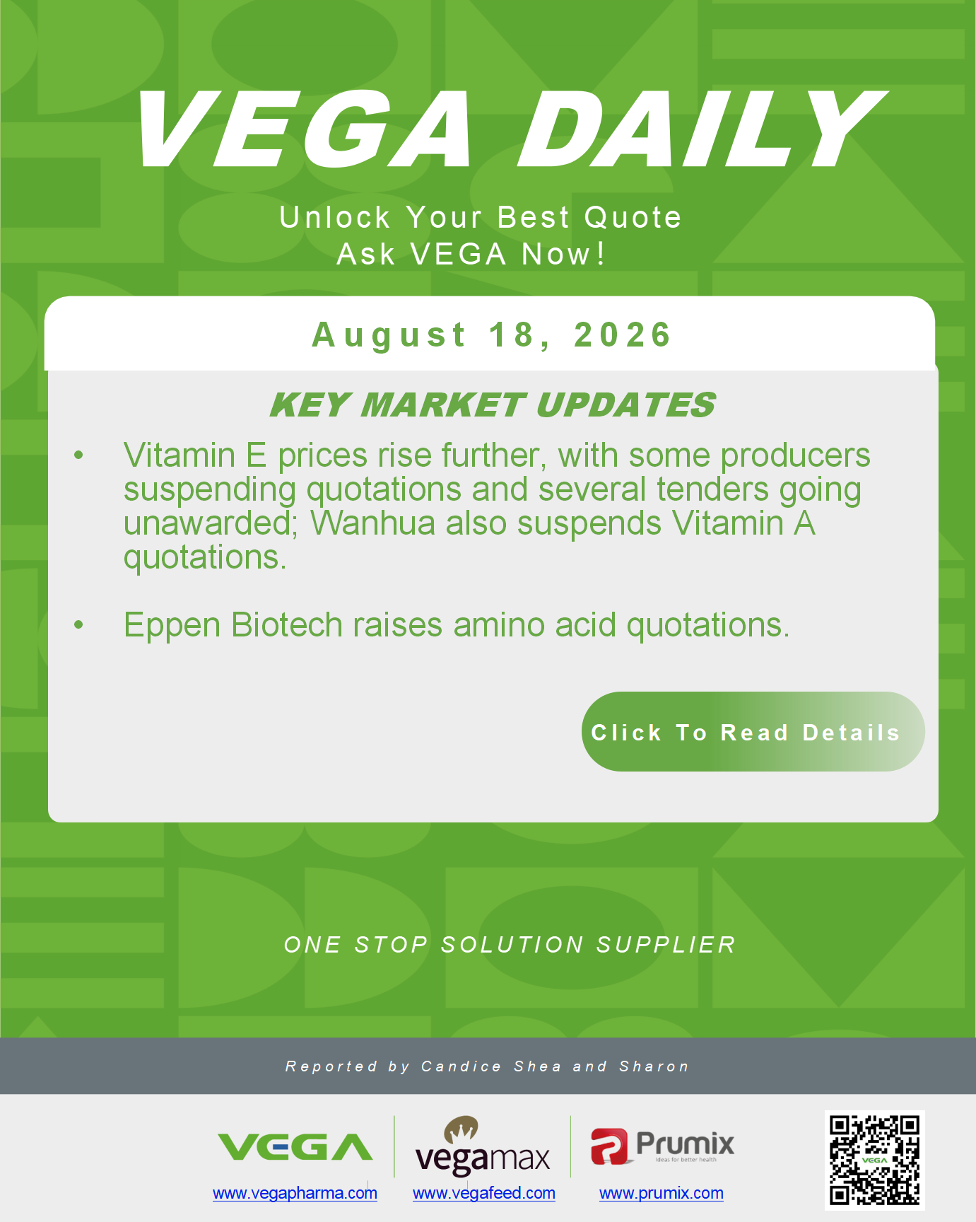 Vega Daily 20260818 VE VA Eppen Biotech Raises Amino Acid Quotations.png